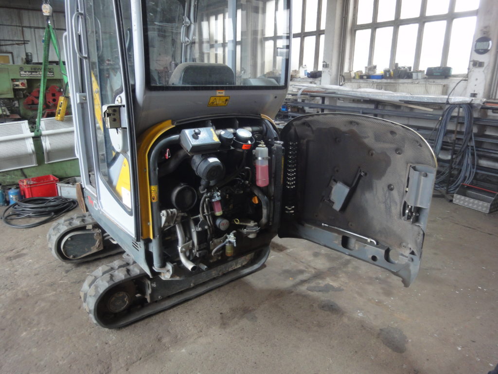 Reparatur Kettenbagger