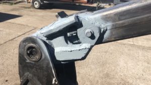 Reparatur Rotator, Hydraulikschläuche