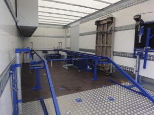 LKW Ladeflächenausbau mit Laufschienensystem